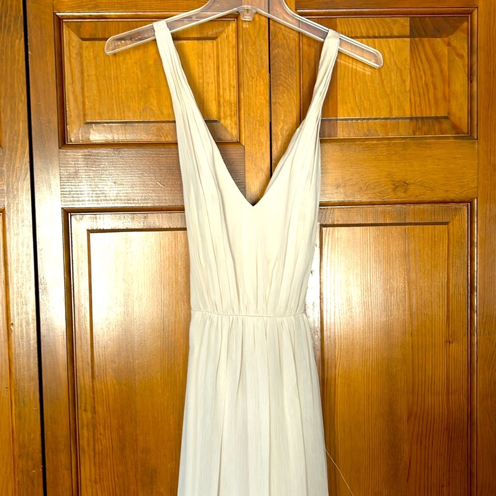 White by Vera Wang Champagne Maxi Size 8